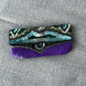 Arden B beaded clutch
